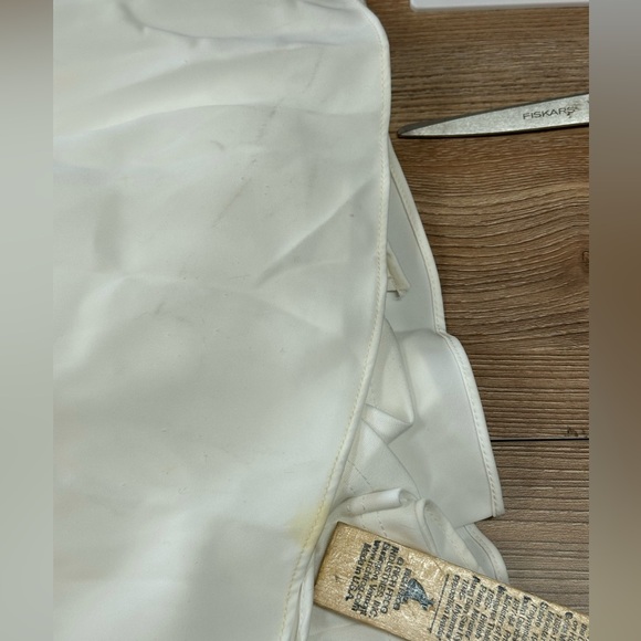 Lulu’s Perfect Vows White,  Lace Bustier Strapless Maxi Dress **see description - Picture 13 of 16